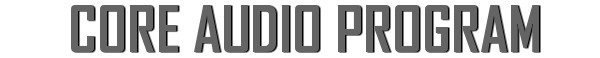 Core Audio Program