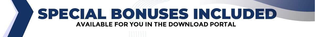 Special Bonuses Included