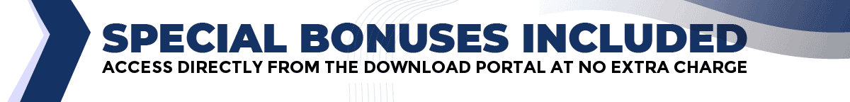 Special Bonuses Included